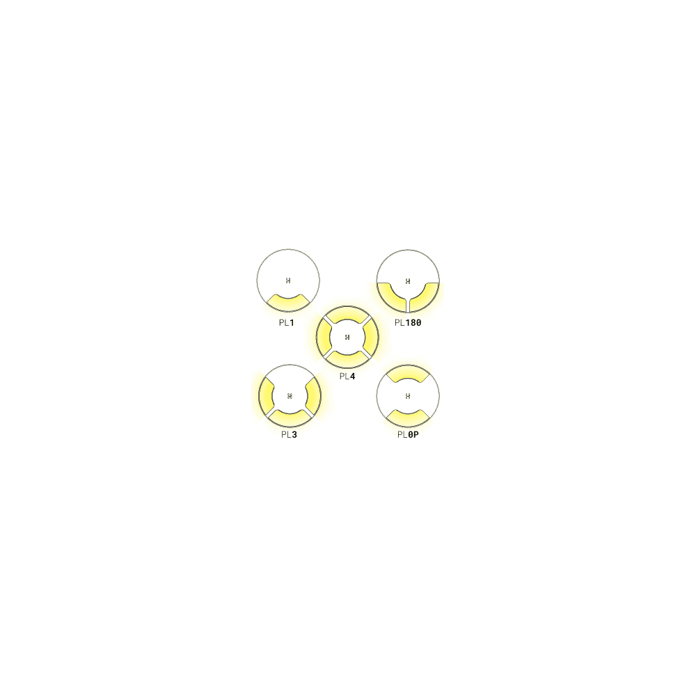 Hunza Pure LED Path Light 2 Facet Opposites - Stainless Steel - Low Voltage