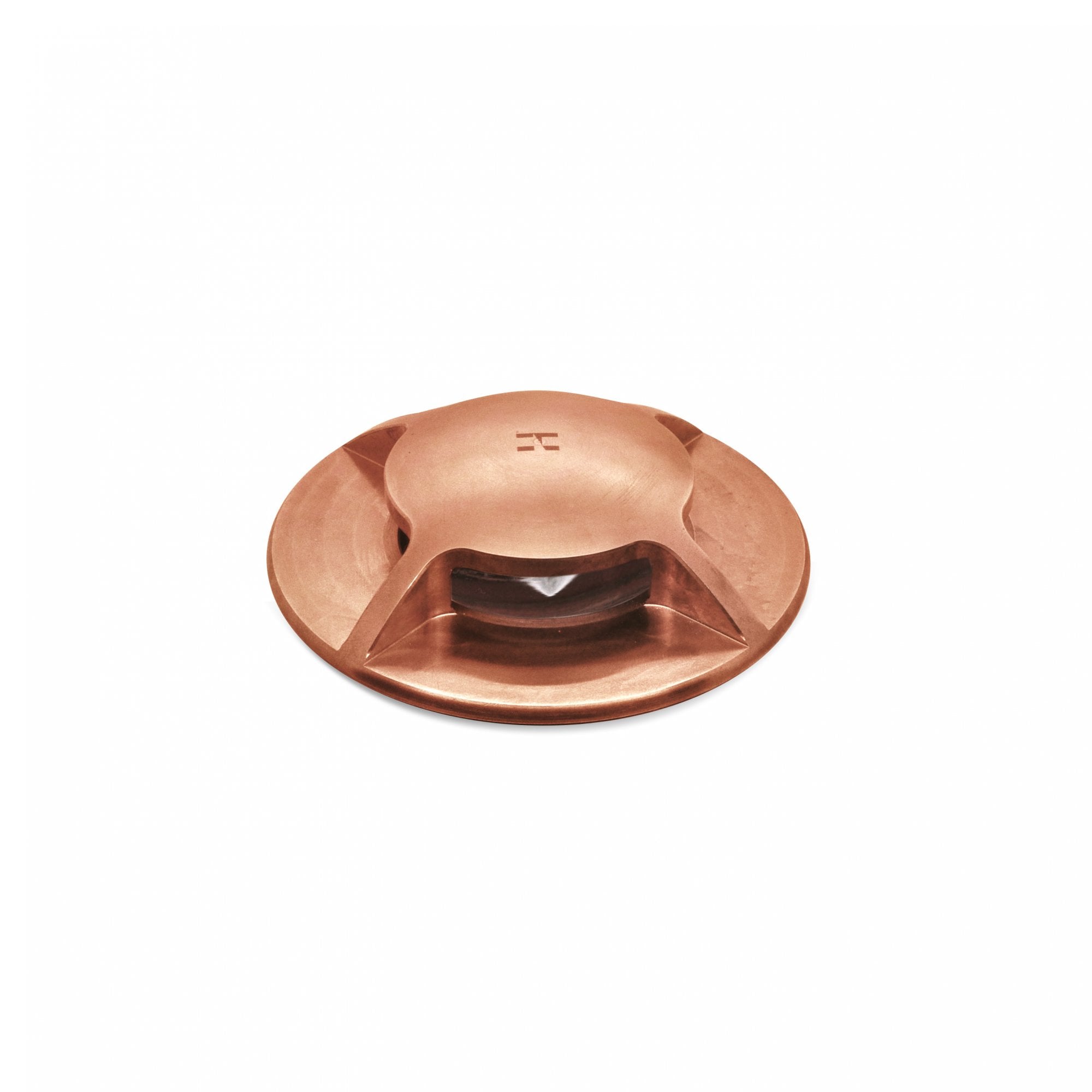 Hunza Pure LED SLIM Recessed Path Light 4 Facet - Copper - Low Voltage