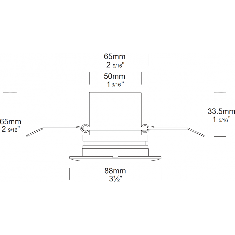Hunza Pure LED Eave Light - Powder Coat - Low Voltage