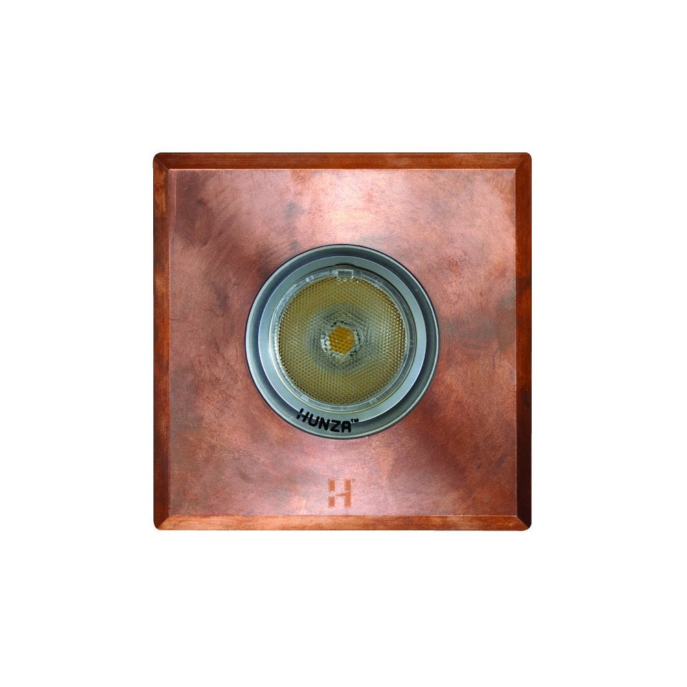 Hunza Pure LED Eave Light Square - Copper - Low Voltage