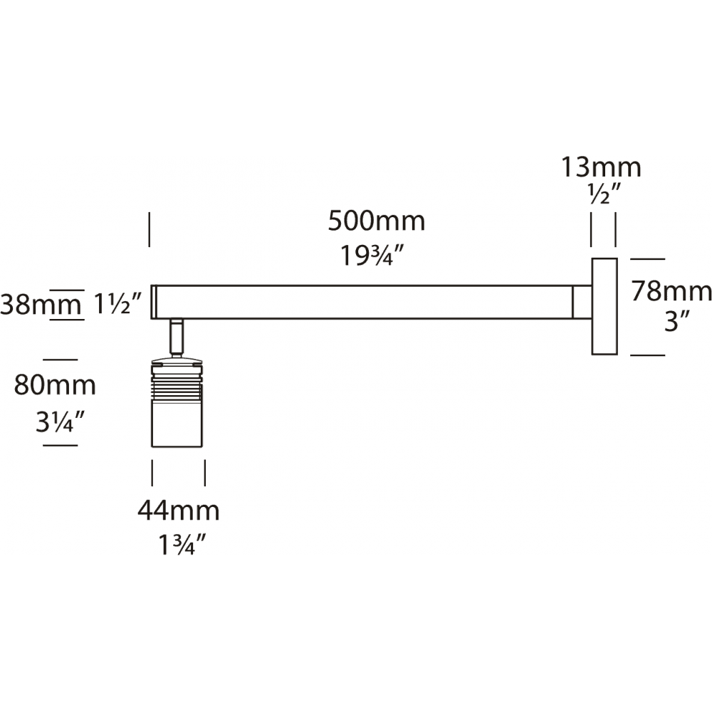 Hunza Pure LED Euro Sign Light - Stainless Steel - Low Voltage