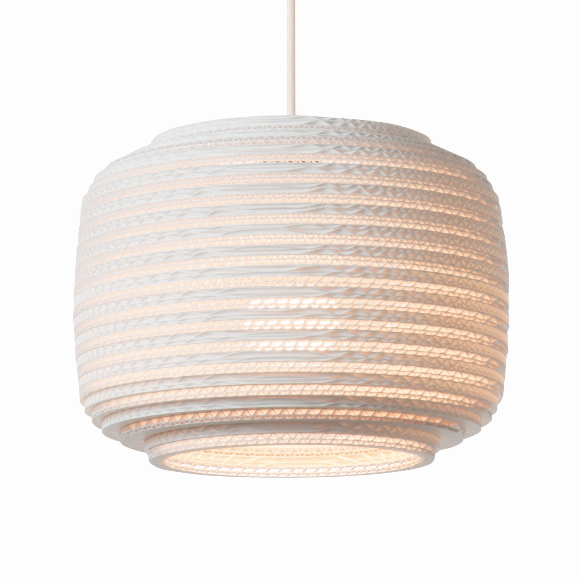 Graypants Scraplights Ausi 12 Pendant - White - 28cm Diameter