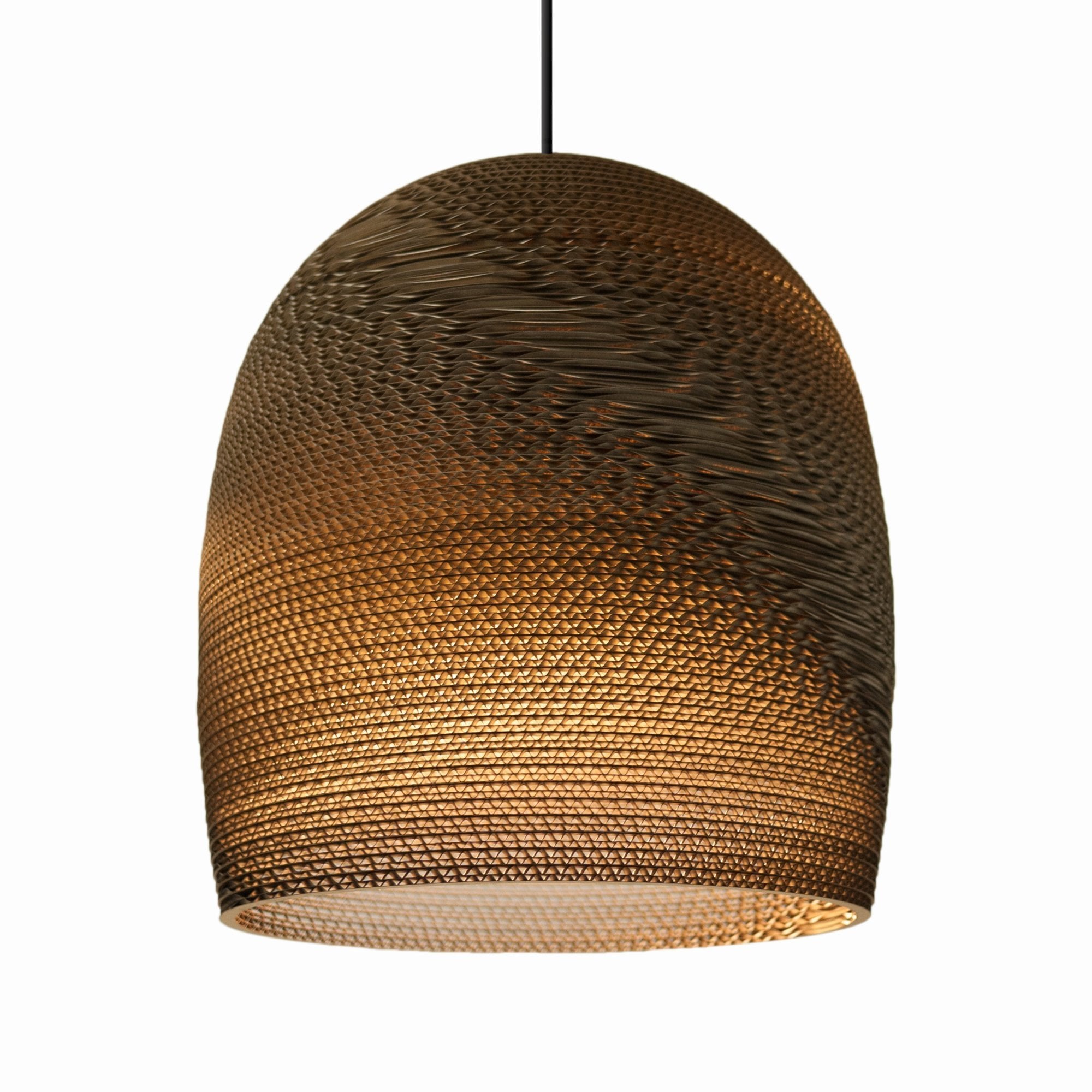 Graypants Scraplights Bell 16 Pendant - Natural - 38cm Diameter