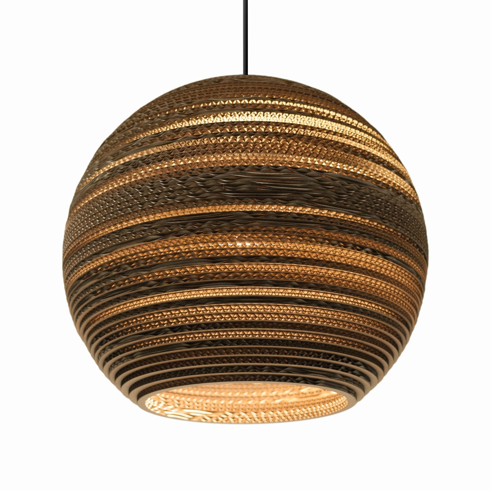 Graypants Scraplights Moon 18 Pendant - Natural - 45cm Diameter