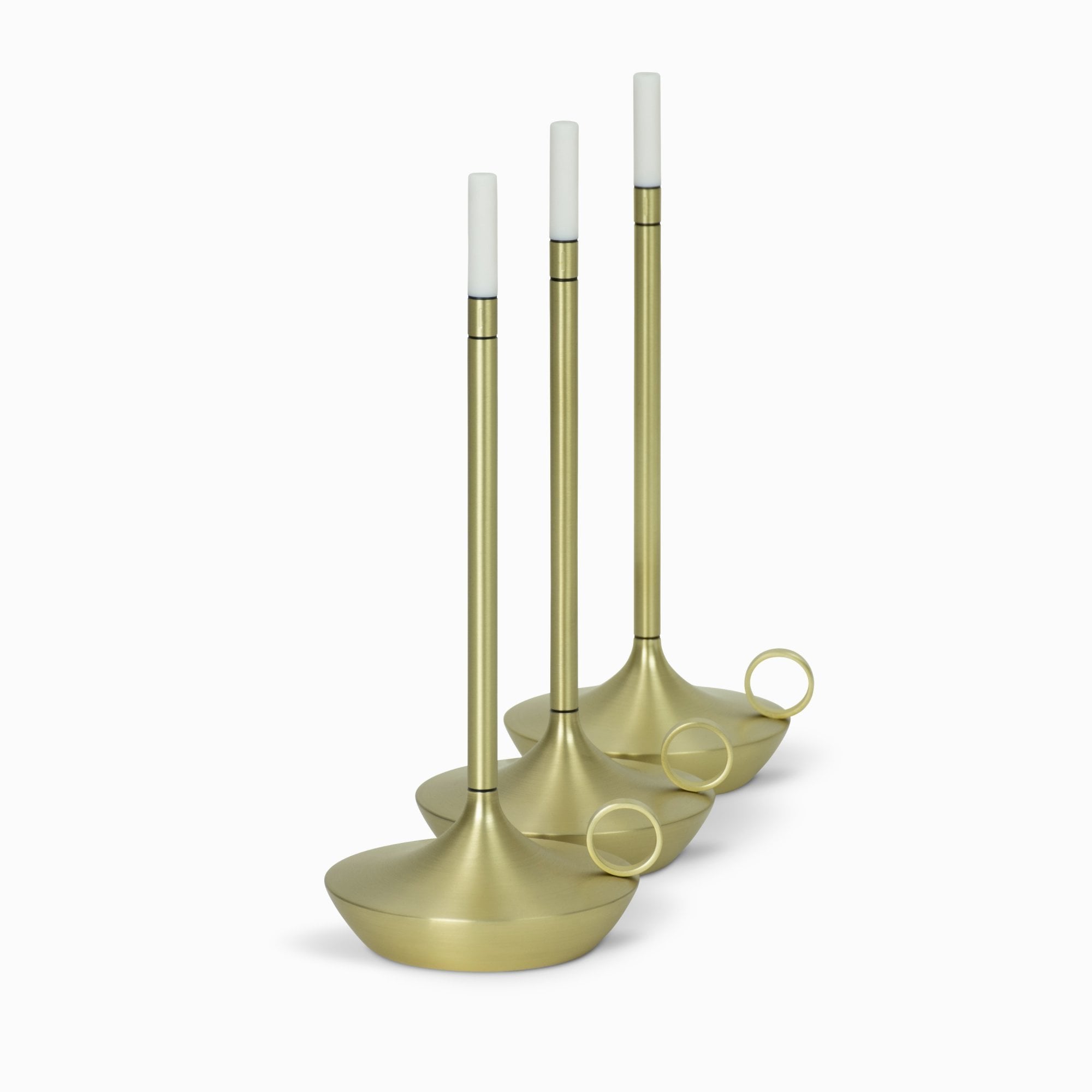 Graypants Wick Rechargeable USB-C Table Light - Brass