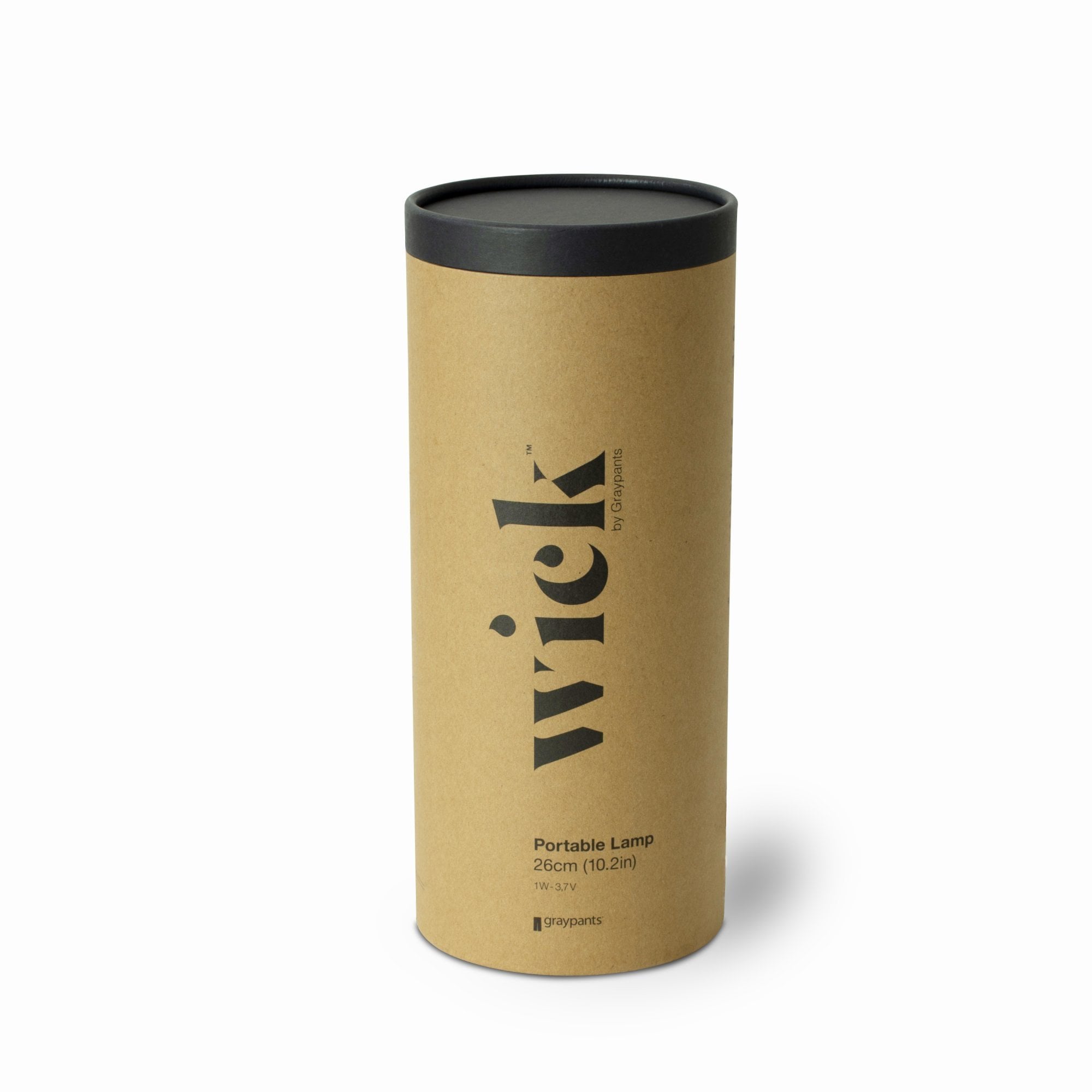 Graypants Wick Rechargeable USB-C Table Light - Graphite