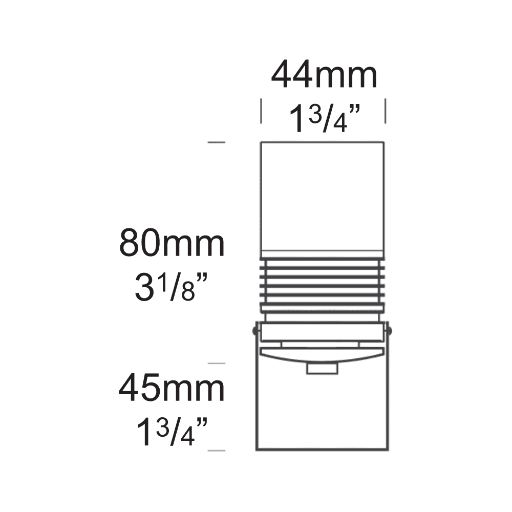 Hunza Pure LED Euro Spot - Stainless Steel - Low Voltage