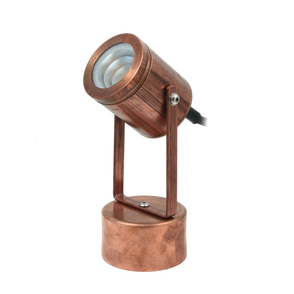 Hunza Pure LED Pond Light Weighted Base with 12V Integral Driver - Copper - Low Voltage