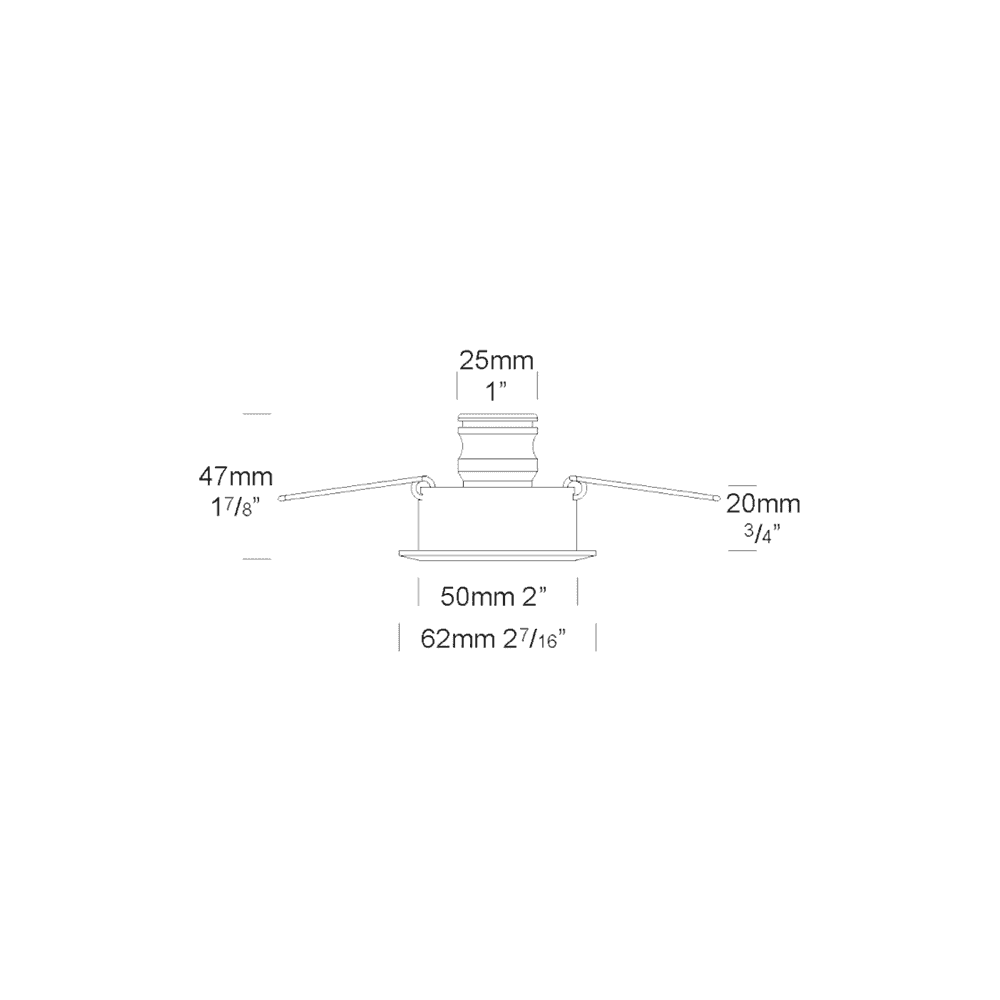 Hunza Pure LED Tilting Eave Light 3W - Stainless Steel - Low Voltage