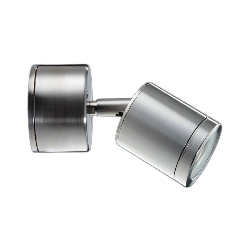 Hunza Pure LED Wall Spot Retro - Stainless Steel - Mains