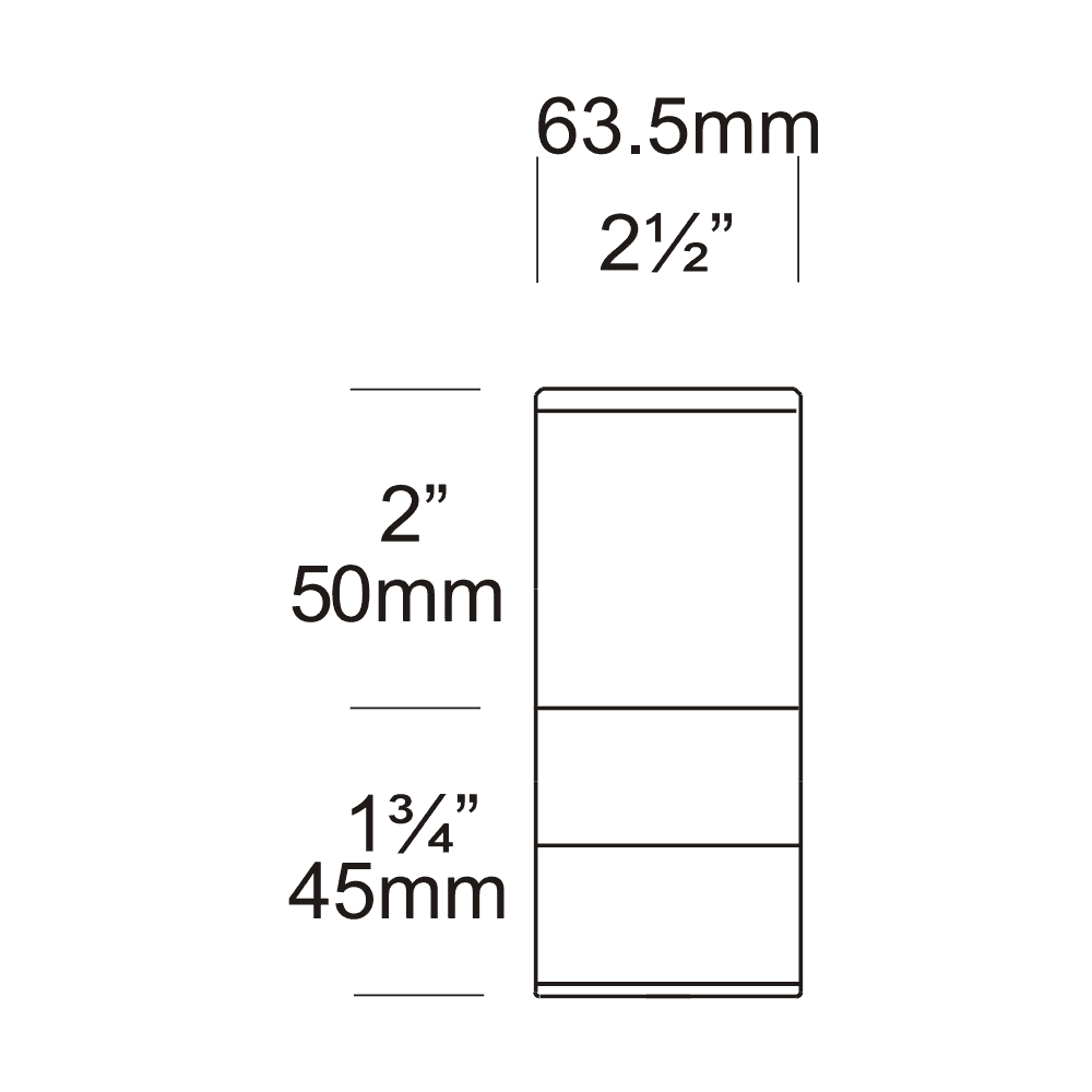 Hunza Mini Bollard - Powder Coat - Low Voltage