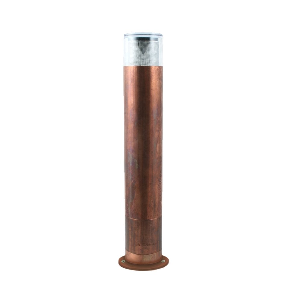 Hunza Bollard 300mm (90mm Flange Mounted) - Copper - Low Voltage