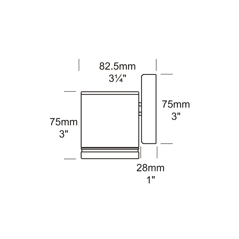 Hunza Down Light - Powder Coat - Low Voltage