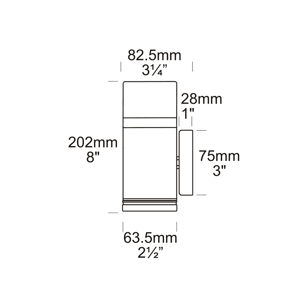 Hunza Dual Lighter - Powder Coat - Low Voltage