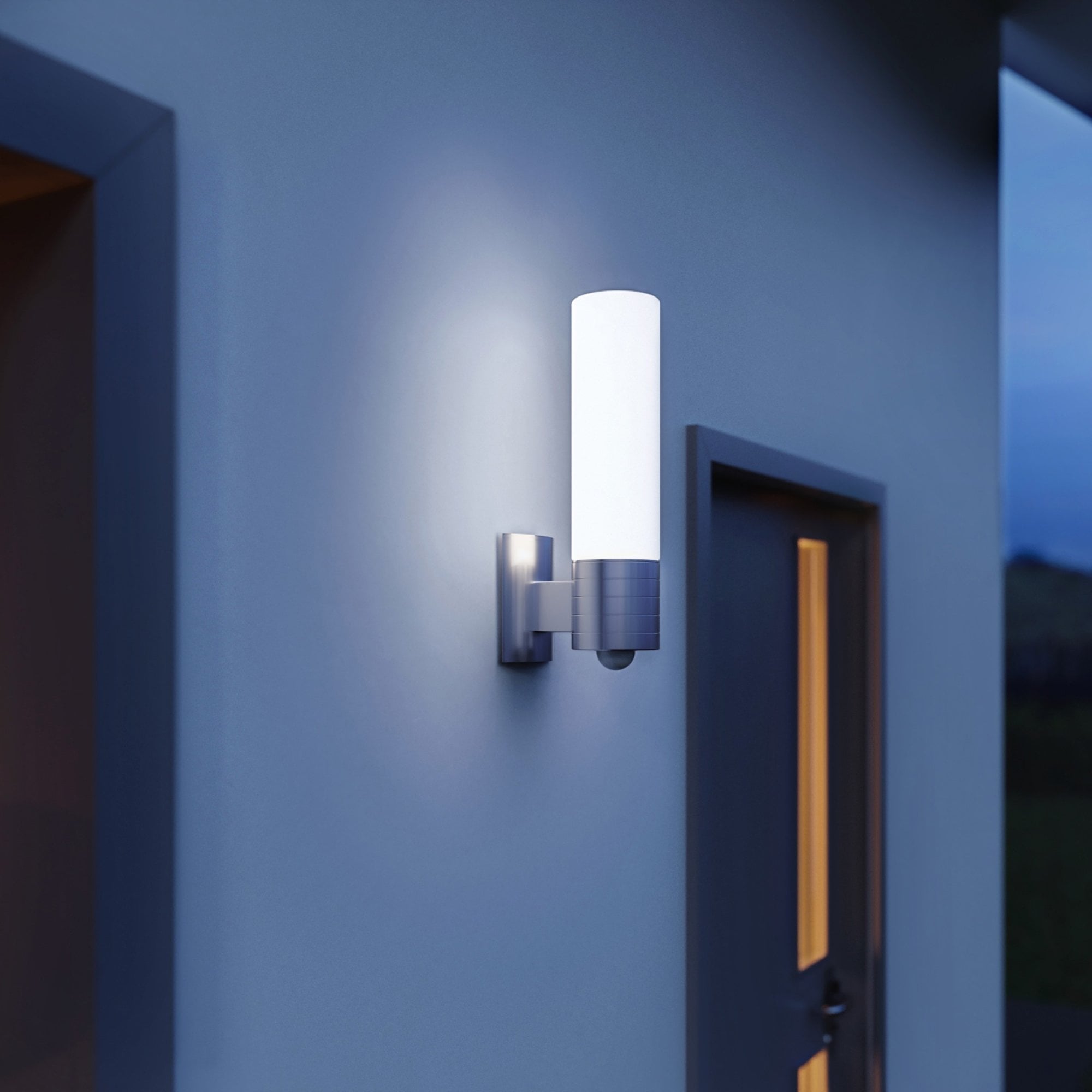 Steinel L 260 Wall light with PIR - Silver