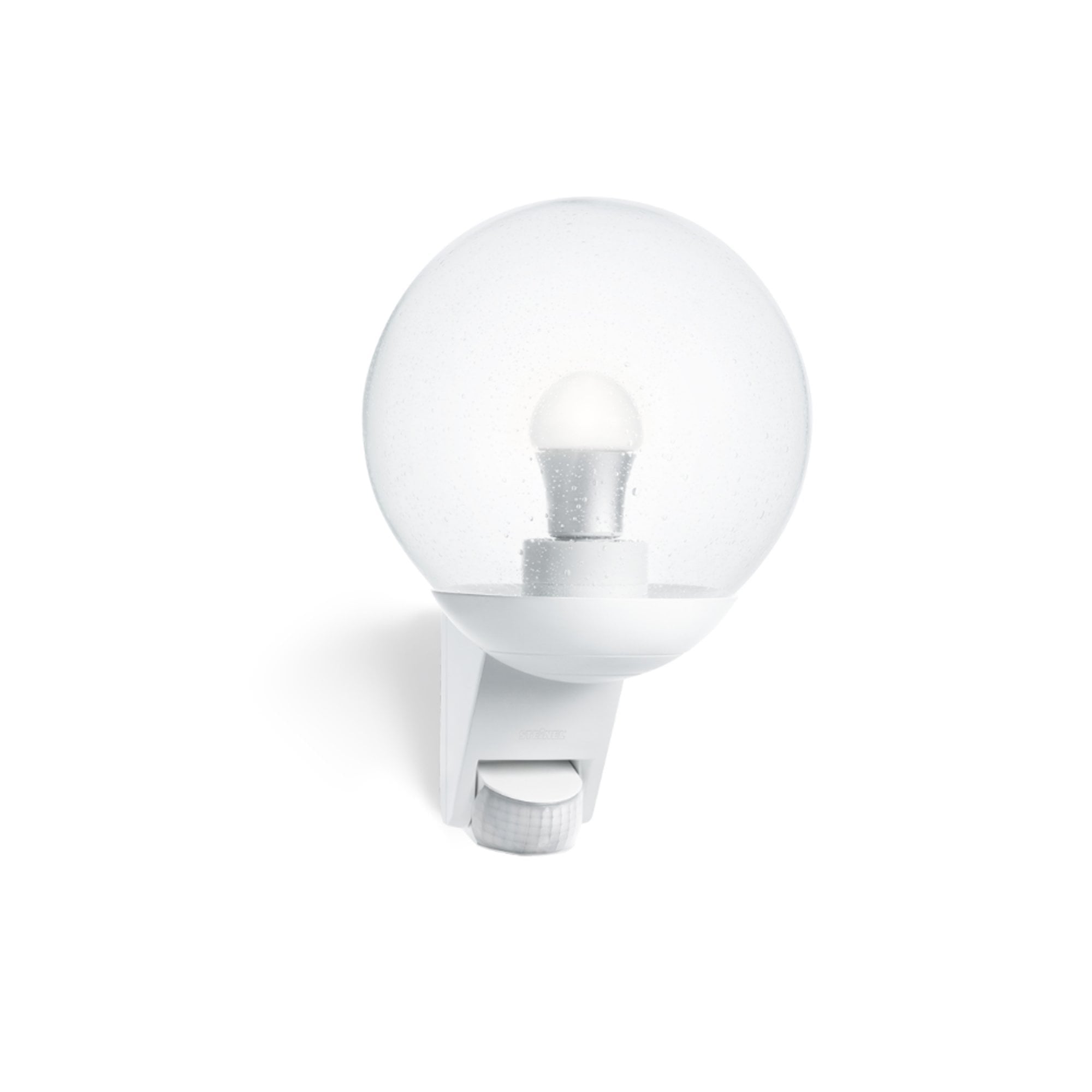 Steinel L 585 S Classic Globe Wall light with 180 degree PIR White