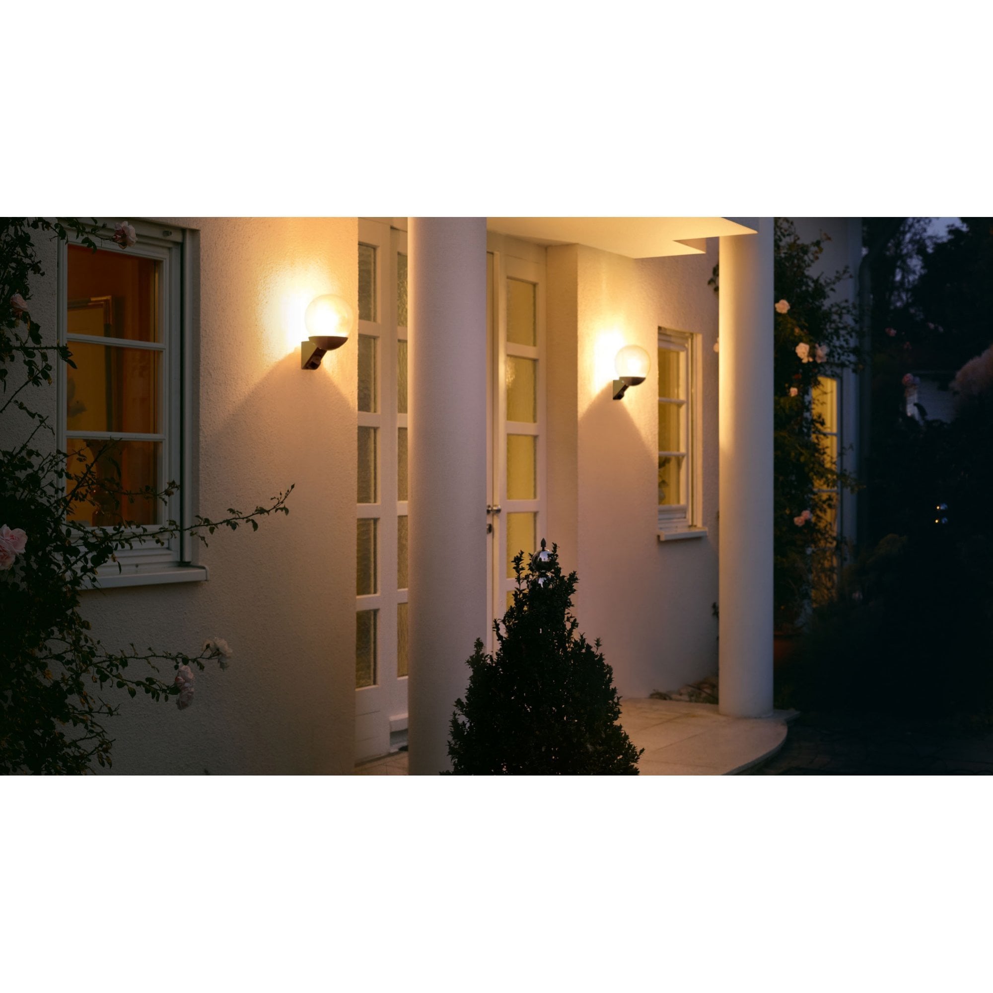 Steinel L 585 S Classic Globe Wall light with 180 degree PIR Anthracite