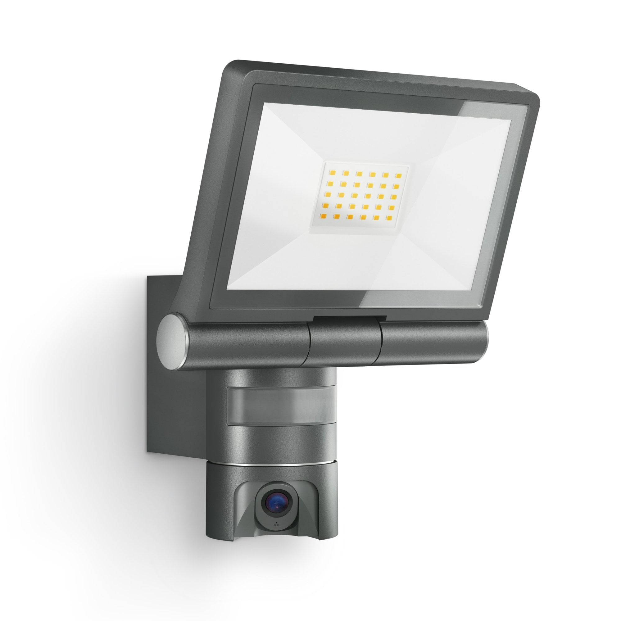 Steinel XLED CAM 1 SC Anthracite - Sensor-Switched LED Floodlight