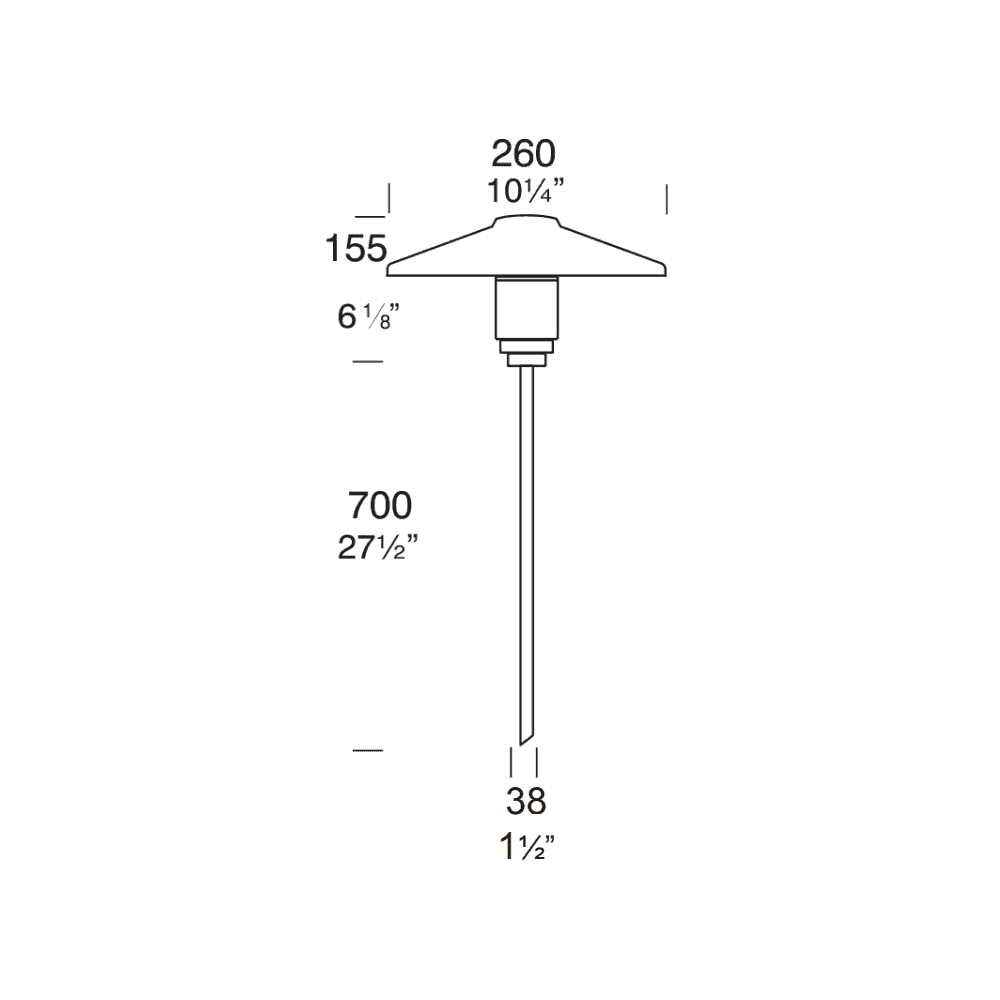 Hunza Tier Light - Stainless Steel - Low Voltage
