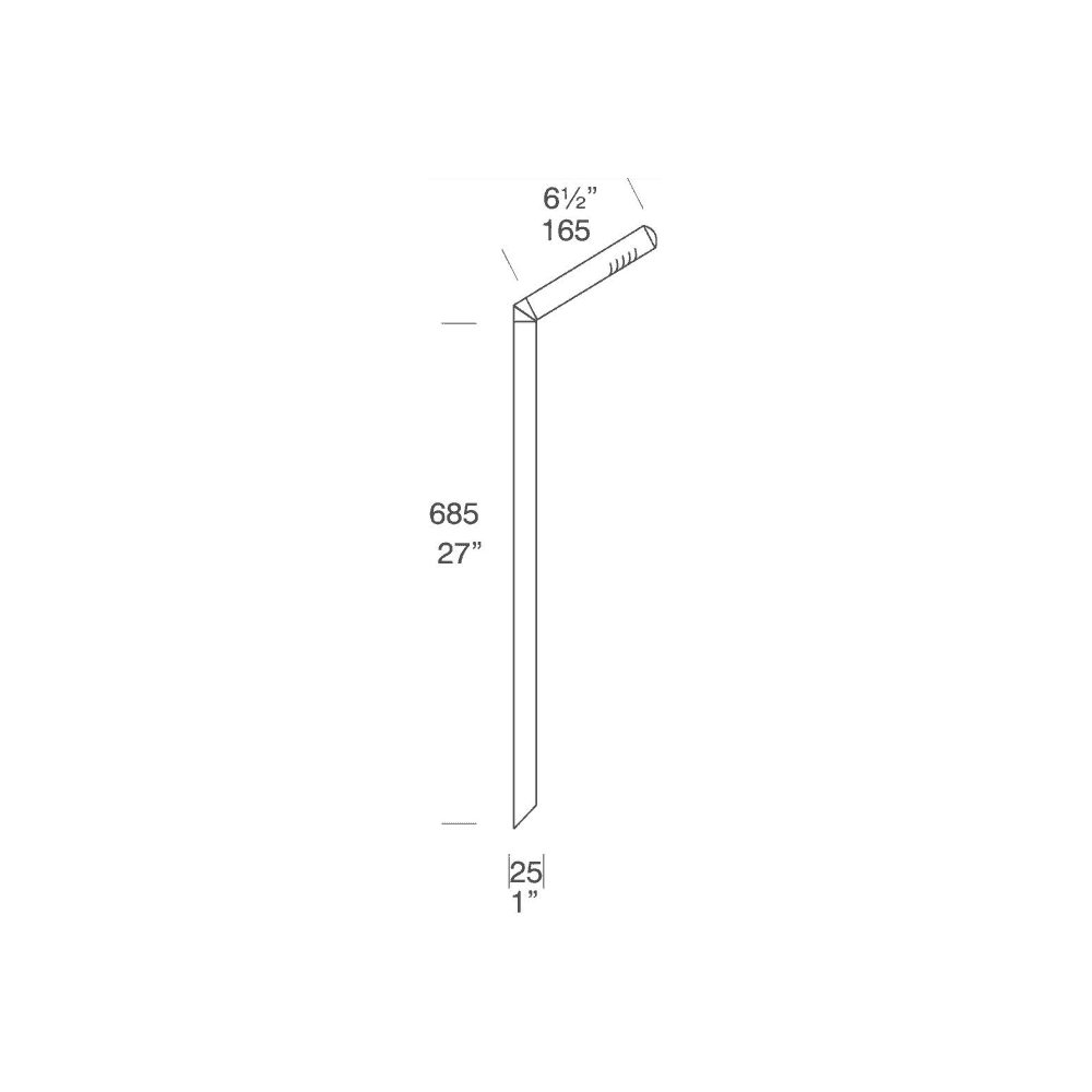 Hunza Walkway Light - Copper - Low Voltage