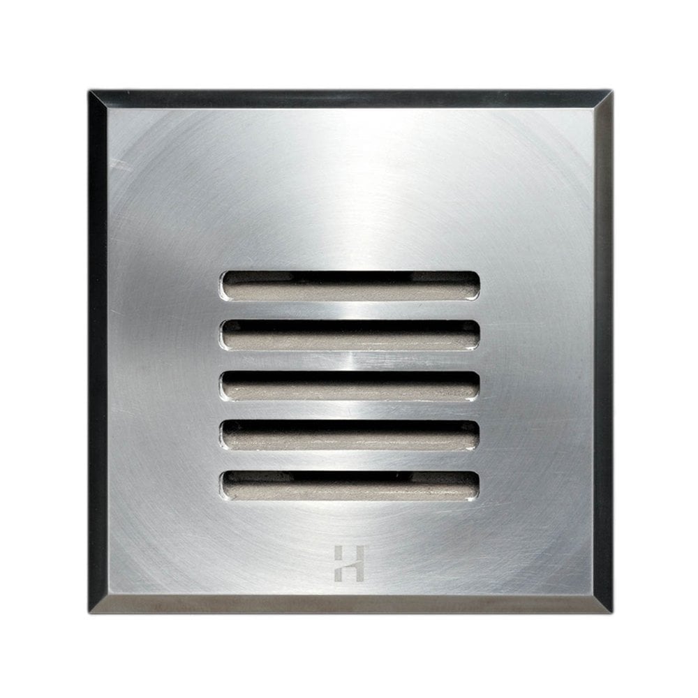 Hunza Floor Light Louvre Square GU10 - Stainless Steel - Mains