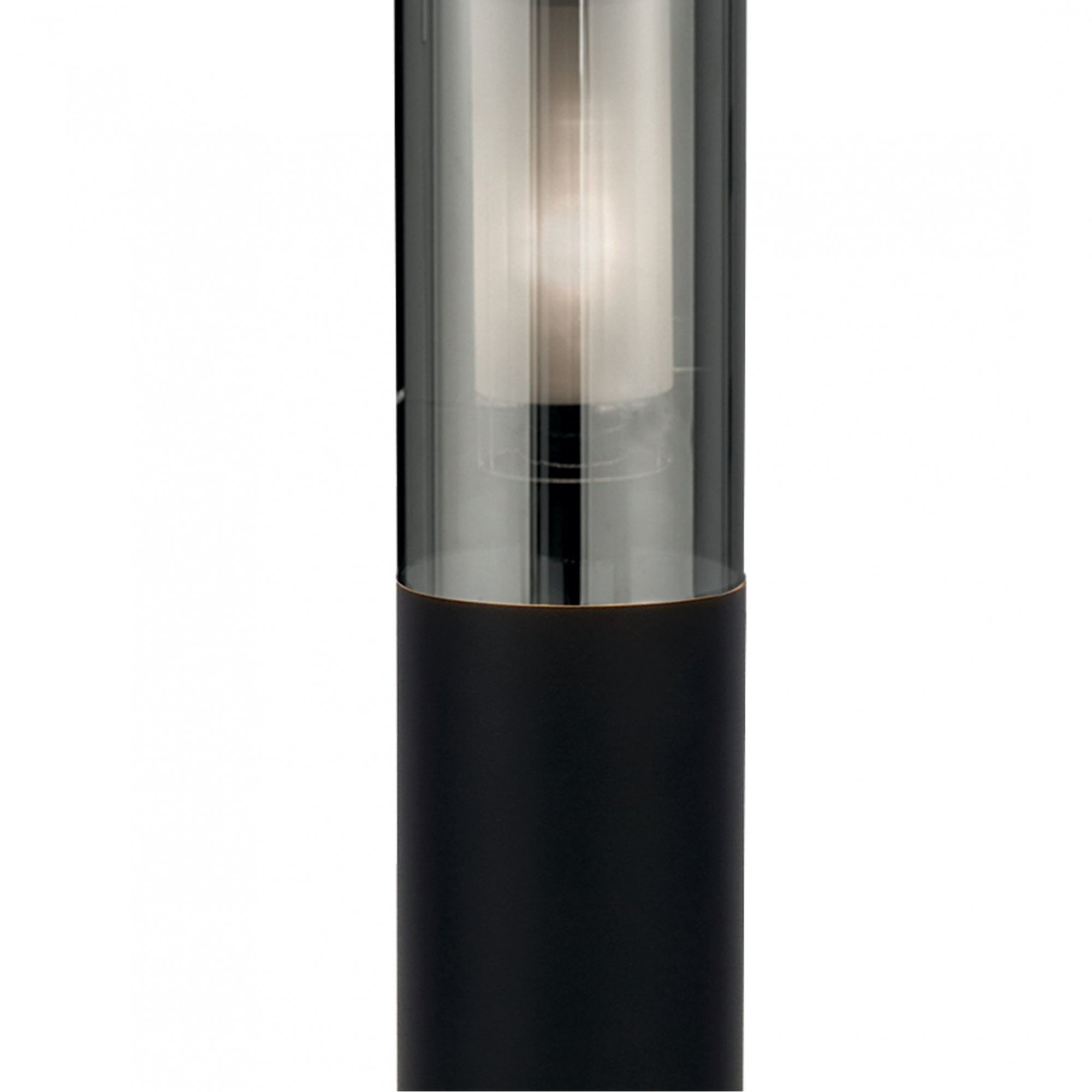 Searchlight Barnet 450mm Outdoor IP44 Post - Black & Smoked Diffuser
