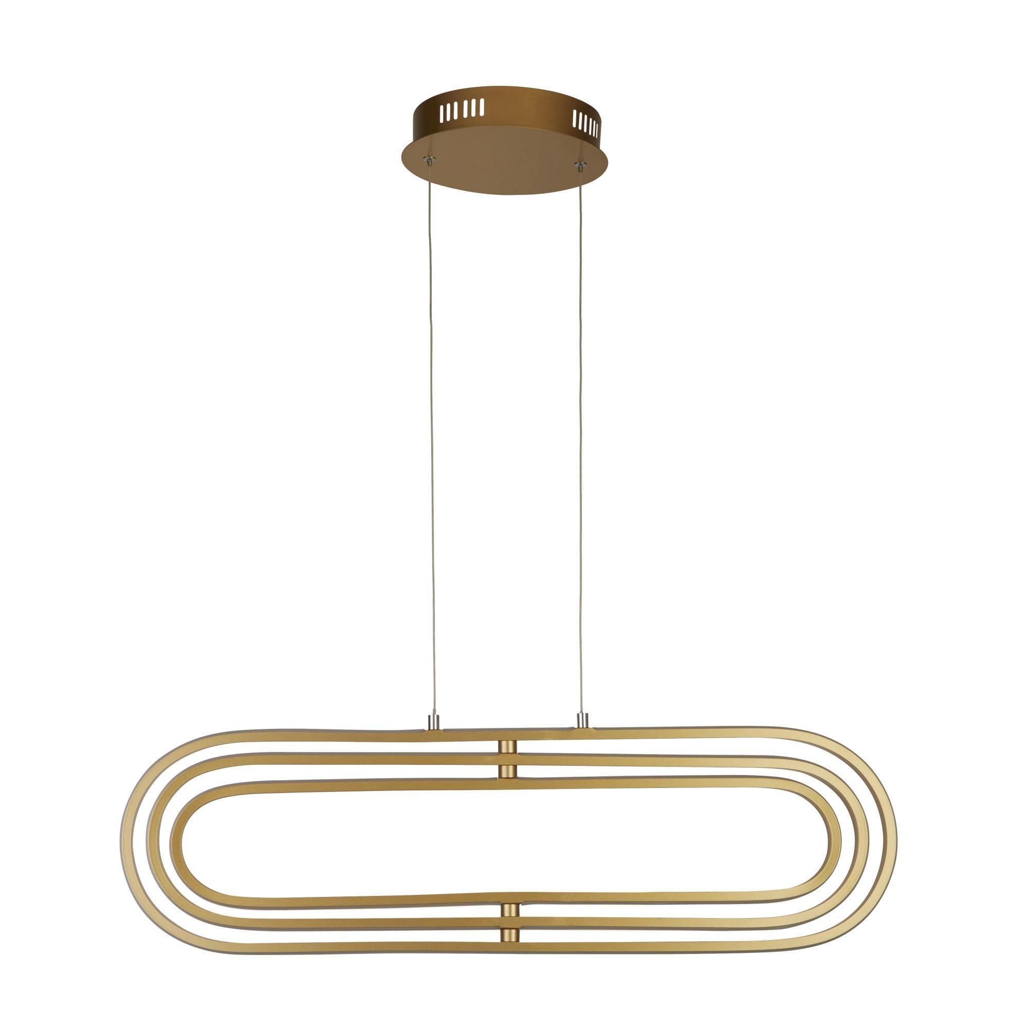 Searchlight Carmel LED Ceiling Pendant  - Gold Aluminium