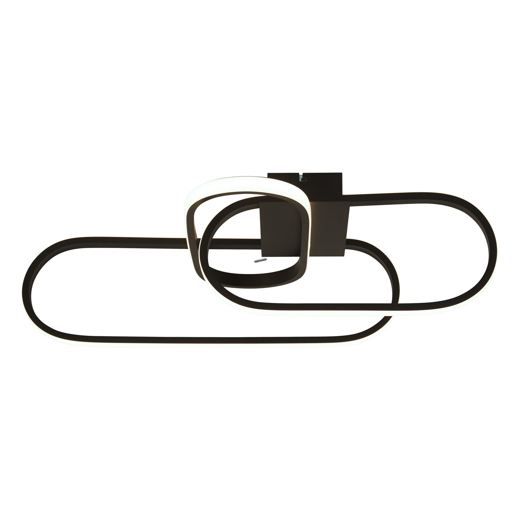 Searchlight Carmel LED Ceiling Light - Black Aluminium