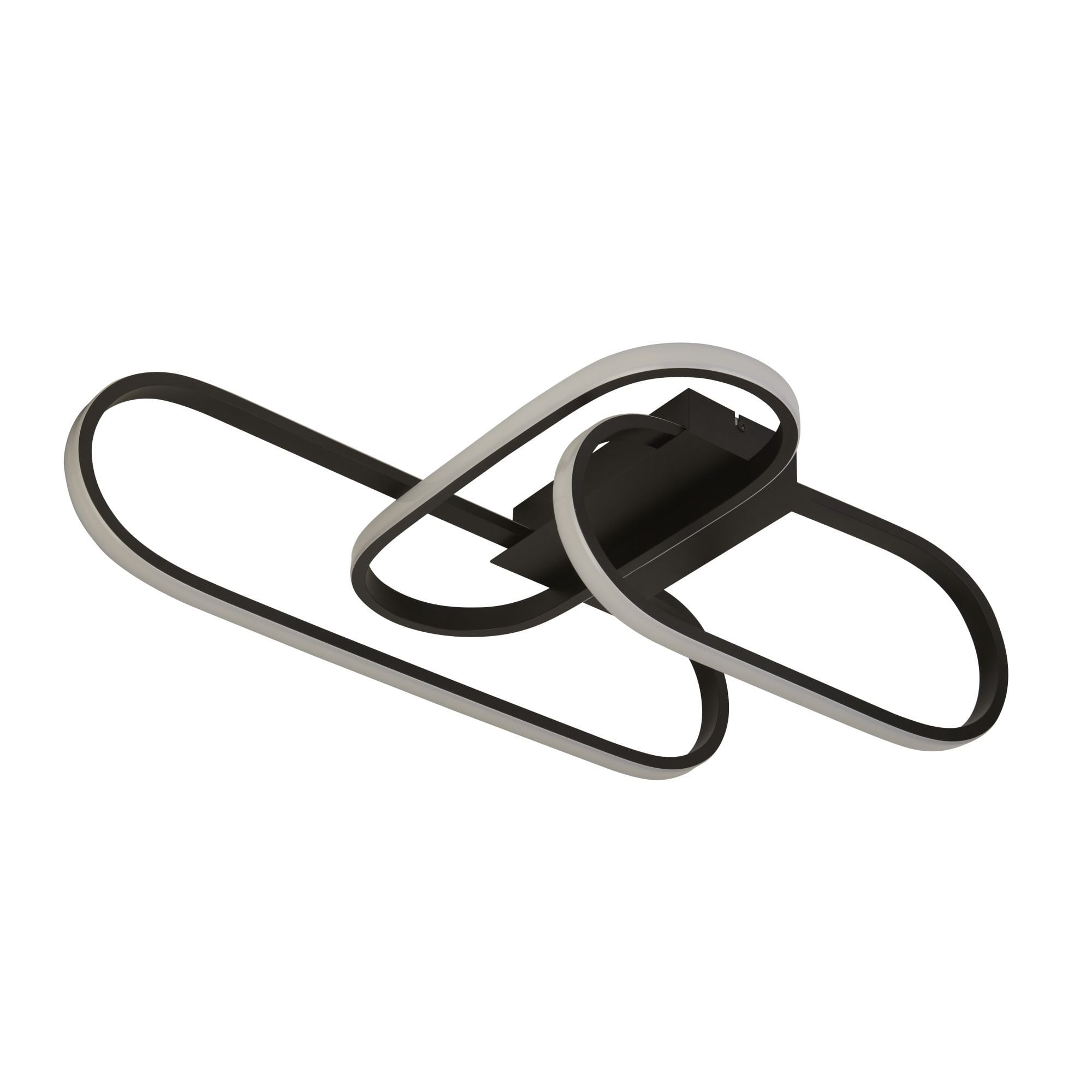 Searchlight Carmel LED Ceiling Light - Black Aluminium