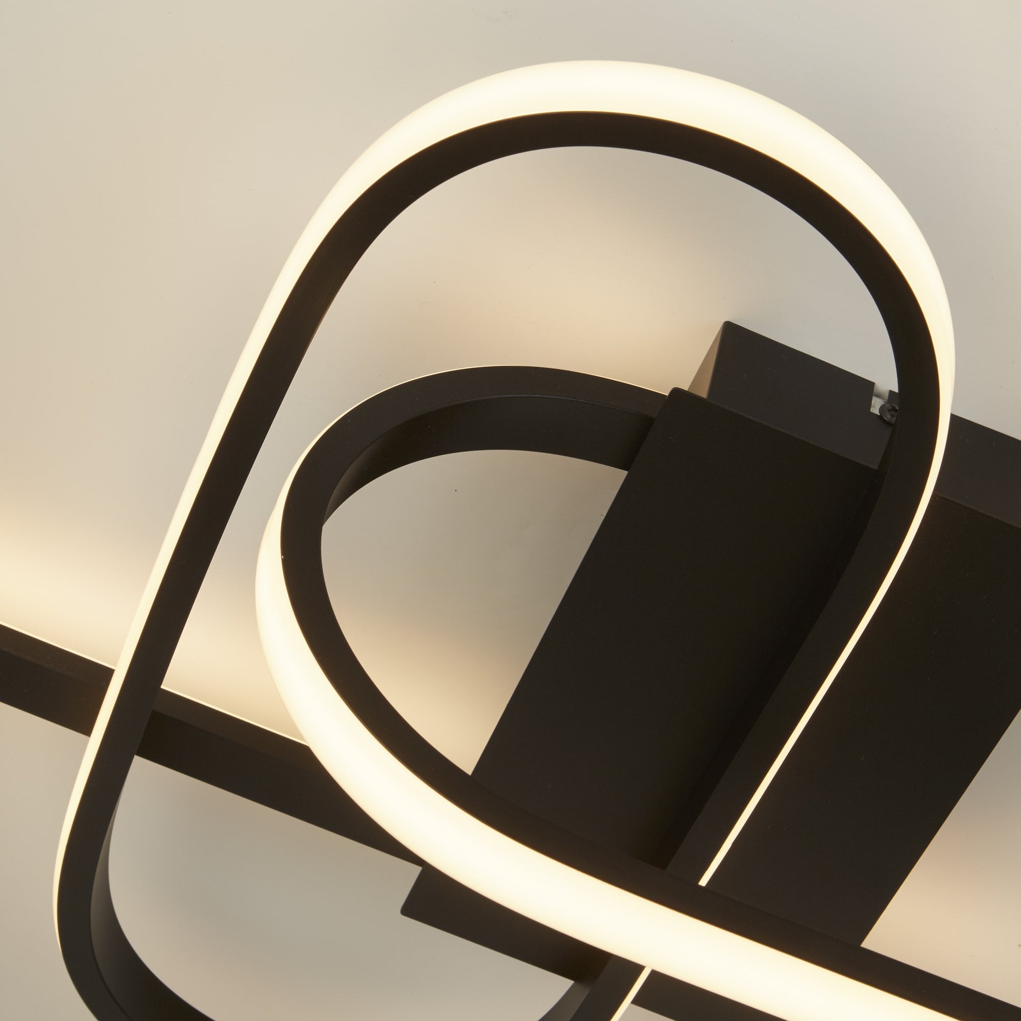 Searchlight Carmel LED Ceiling Light - Black Aluminium