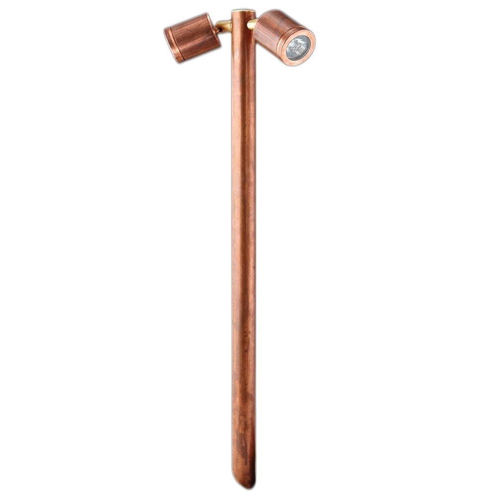 Hunza Twin Pole Light GU10 - Copper - Mains