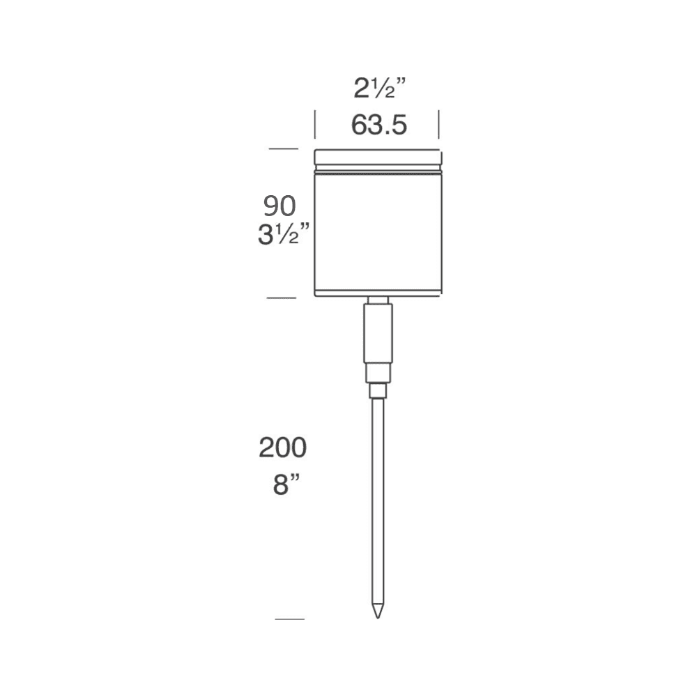 Hunza Spike Spot Adjustable GU10 - Stainless Steel - Mains