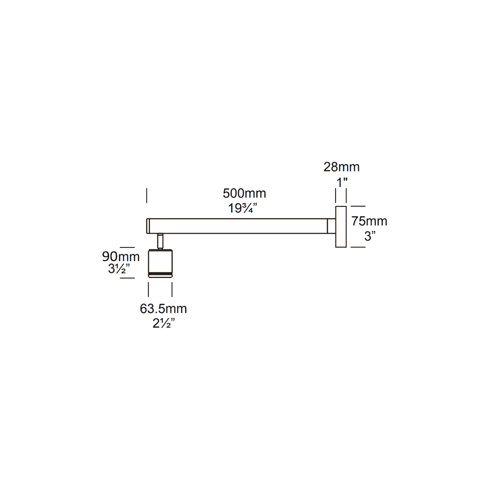 Hunza Sign Light GU10 - Stainless Steel - Mains
