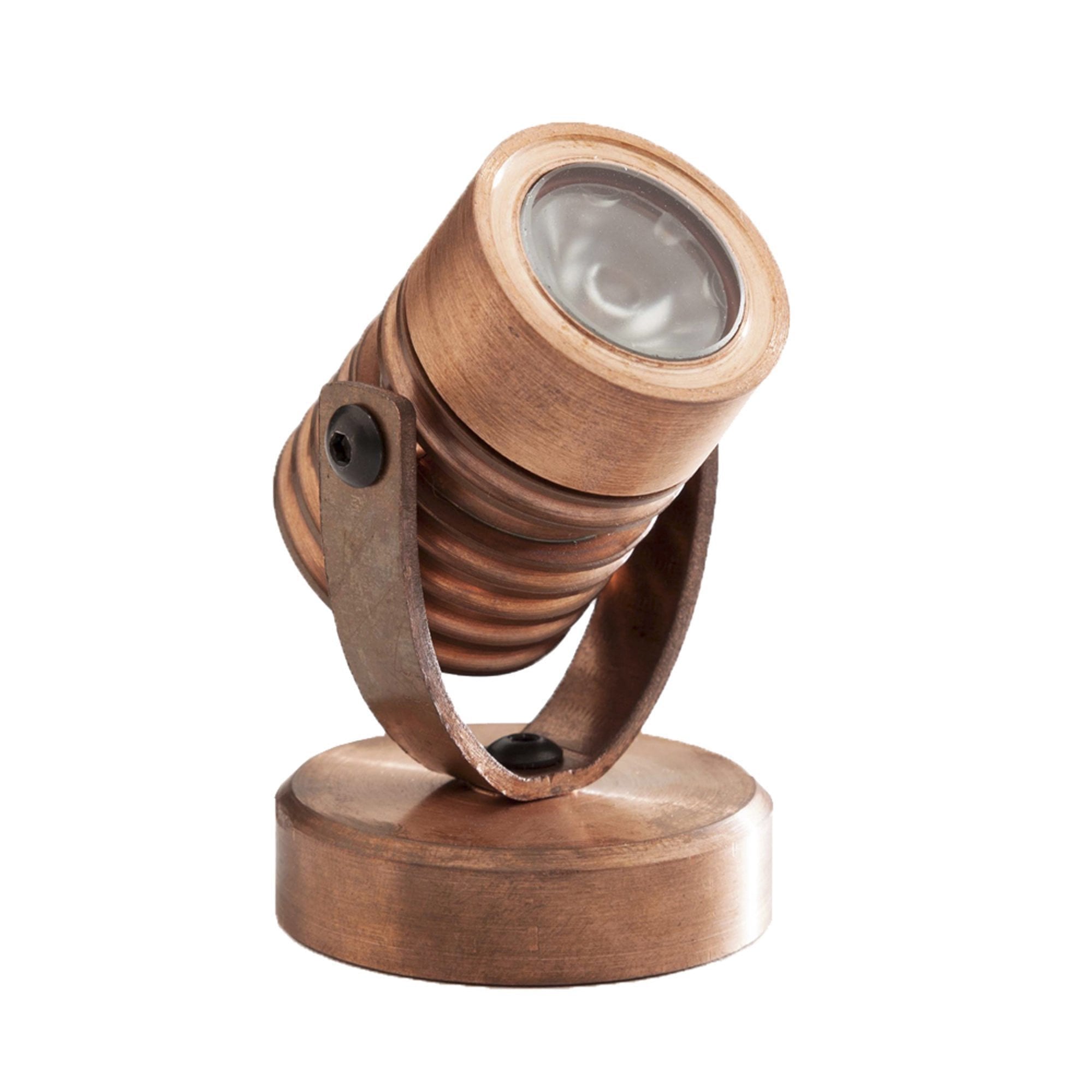 LuxR M1 Pond Light (Weighted Base) with 12V Integral Driver - Copper - Low Voltage