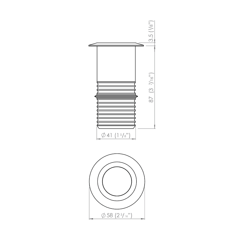 LuxR M4 Dark Lighter - Copper - Low Voltage