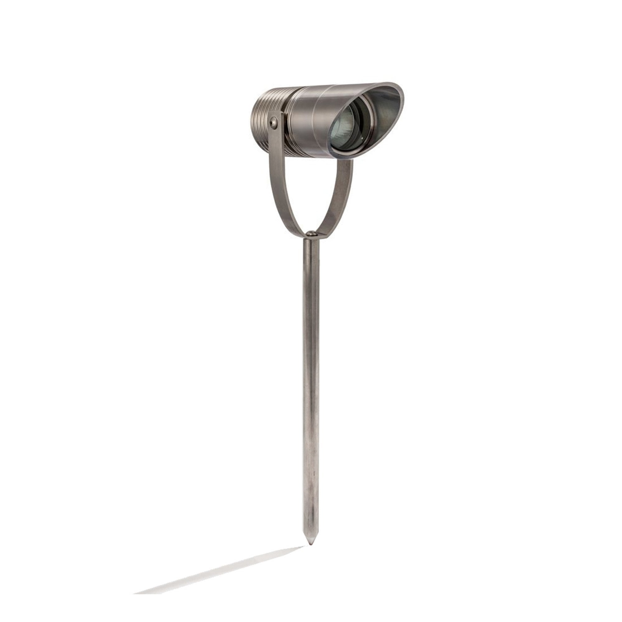 LuxR M4 Spike Spot with Glare Guard - Stainless Steel - Low Voltage