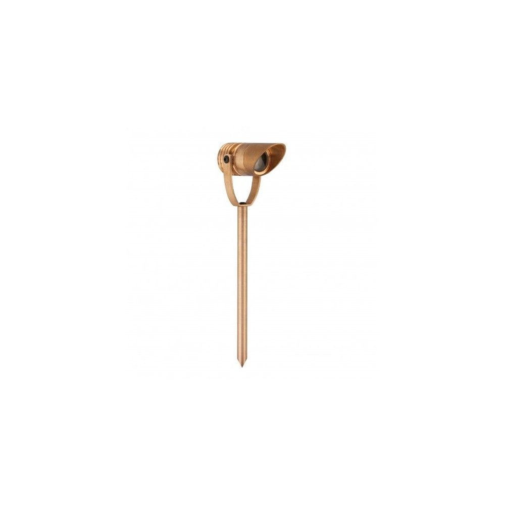 LuxR M1 Spike Spot with Glare Guard - Copper - Low Voltage