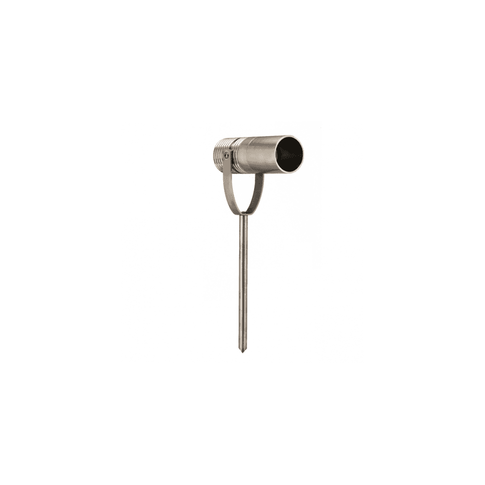LuxR M4 Spike Spot with Snoot - Stainless Steel - Low Voltage