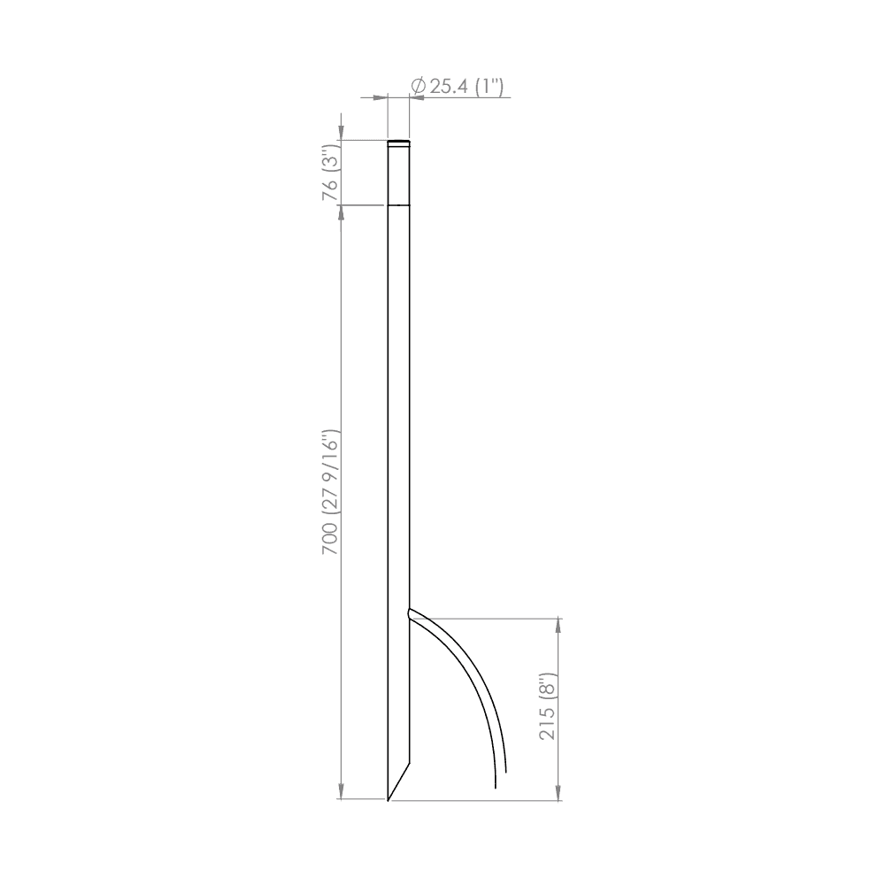 LuxR M1 Saber - Stainless Steel - Low Voltage