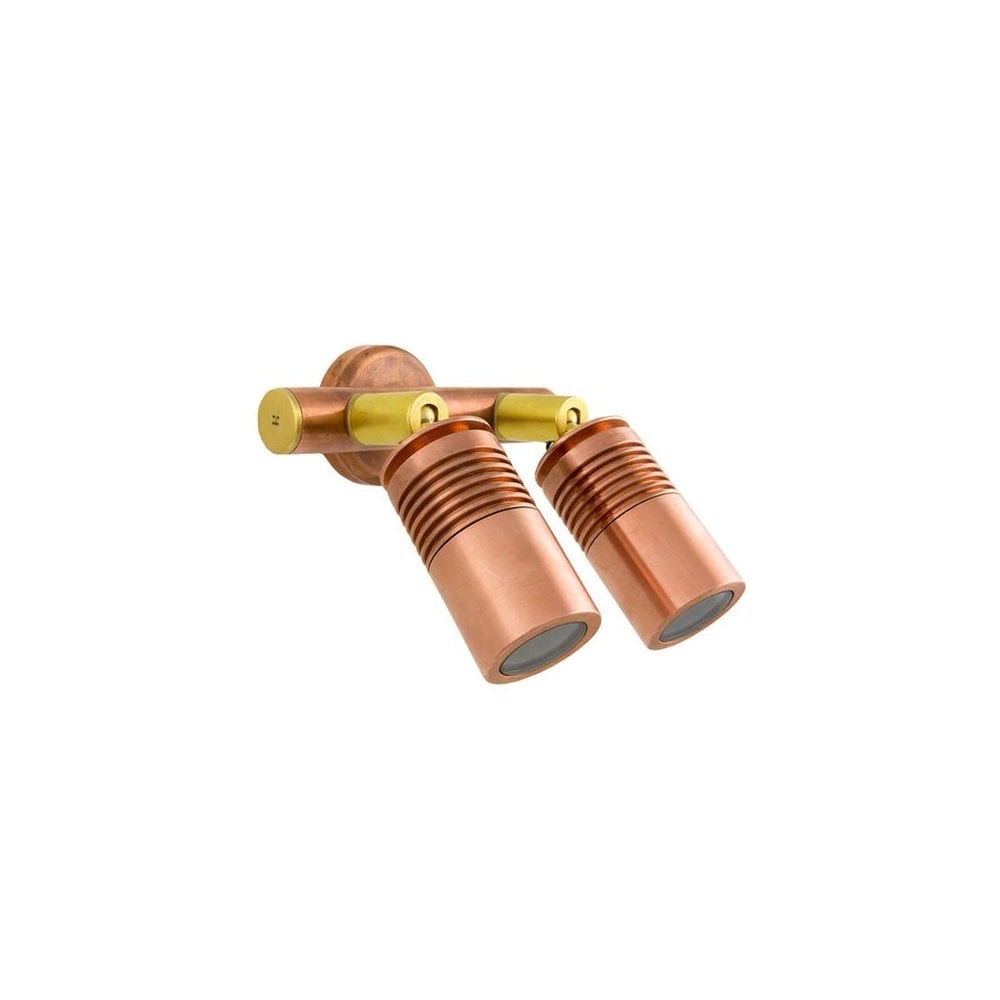 Hunza Pure LED Euro Twin Wall Spot - Copper - Low Voltage