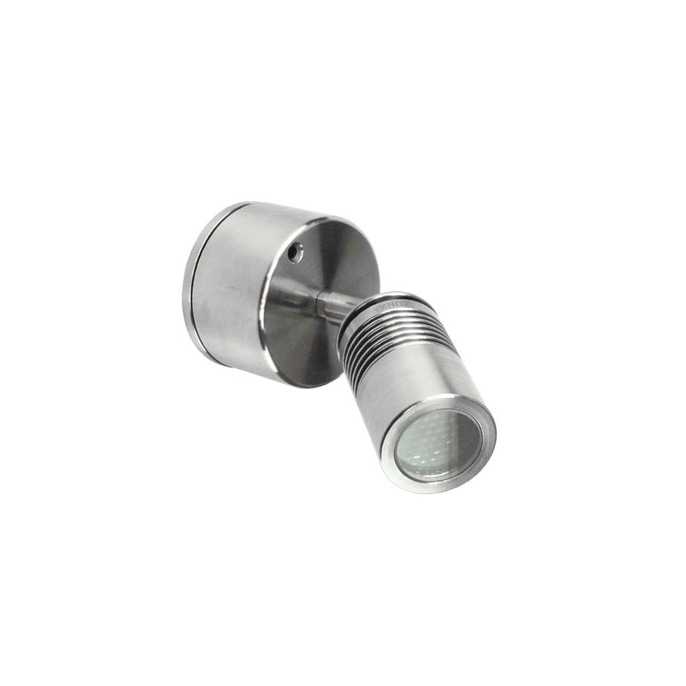 Hunza Pure LED Euro Wall Spot Retro - Stainless Steel - Mains