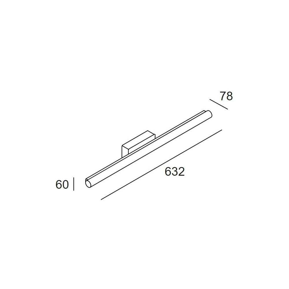 LedsC4 Toilet Slim 632mm Wall Light