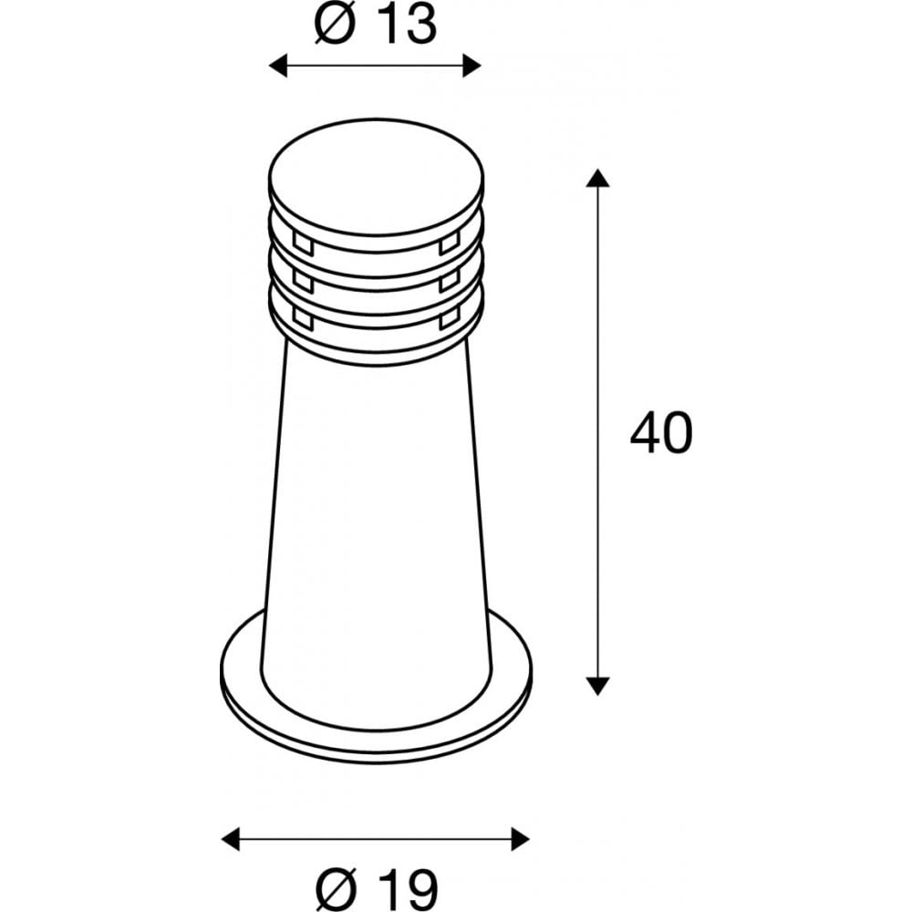 SLV Rusty 40 Bollard