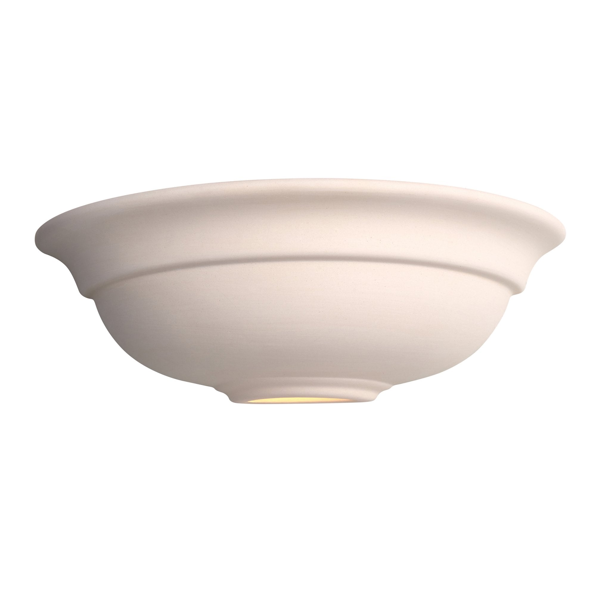 Endon Hillside Single Light Wall Light - Unglazed Ceramic