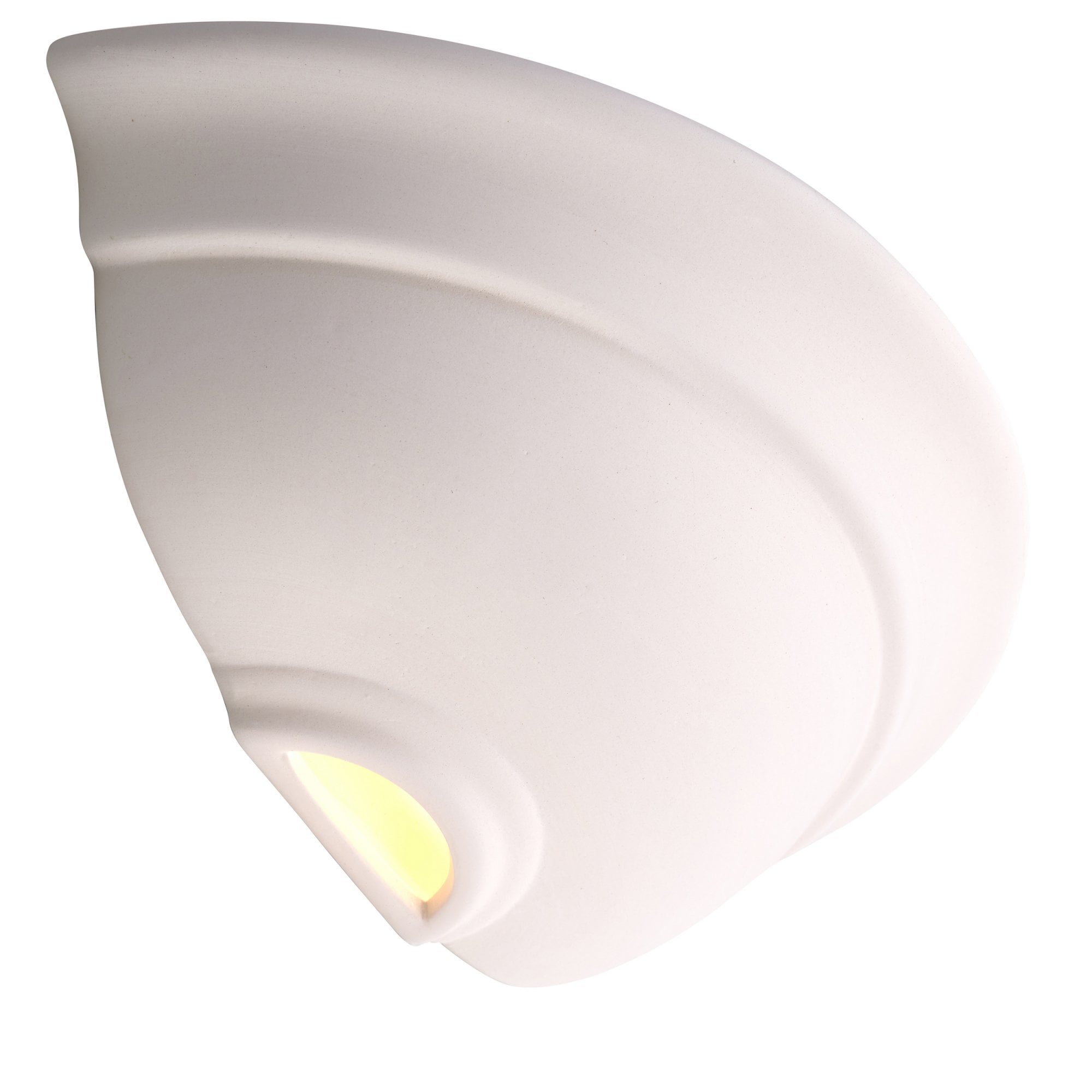 Endon Hillside Single Light Wall Light - Unglazed Ceramic