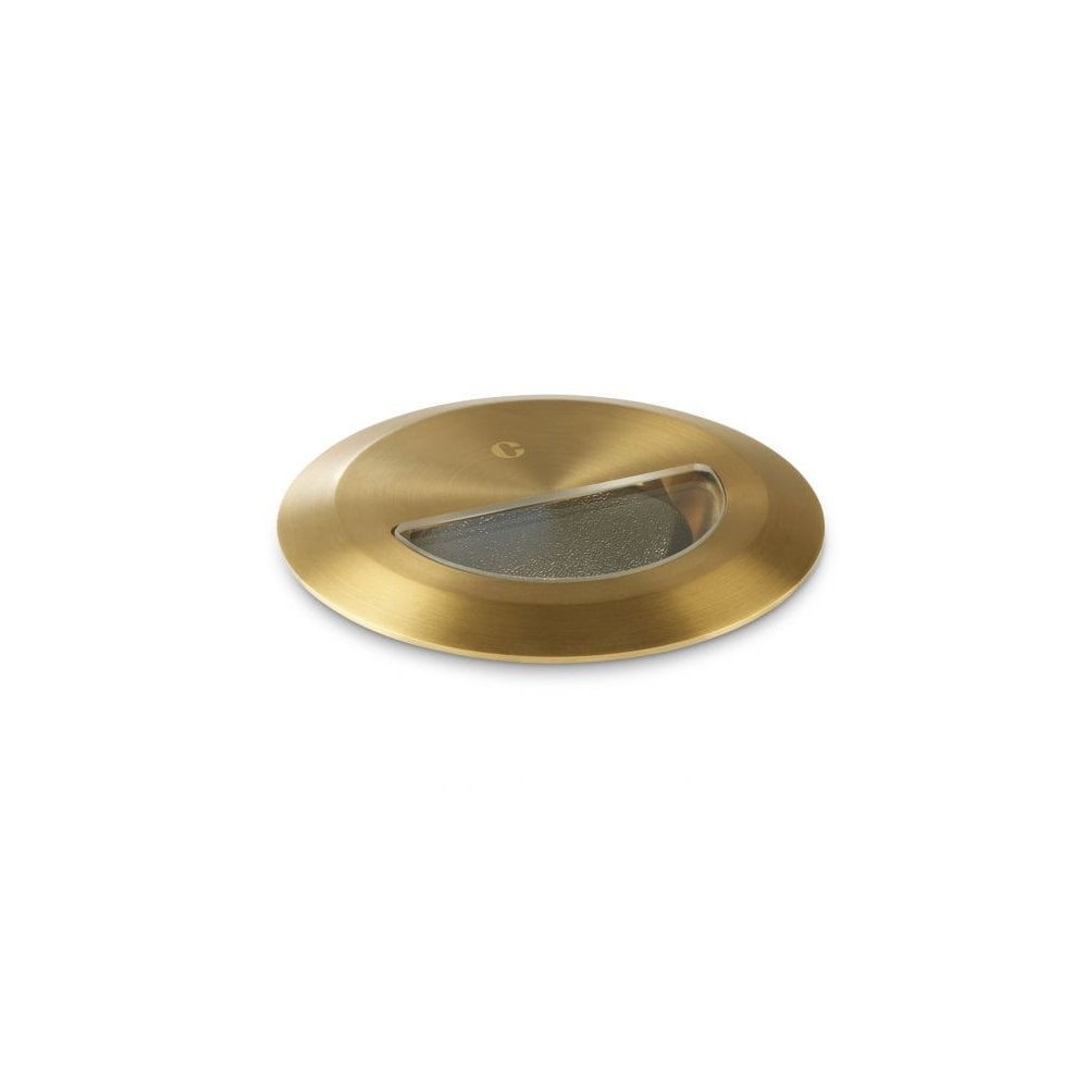 Collingwood WL340 Asymmetric Step Light - Antique Brass - Straight to Mains
