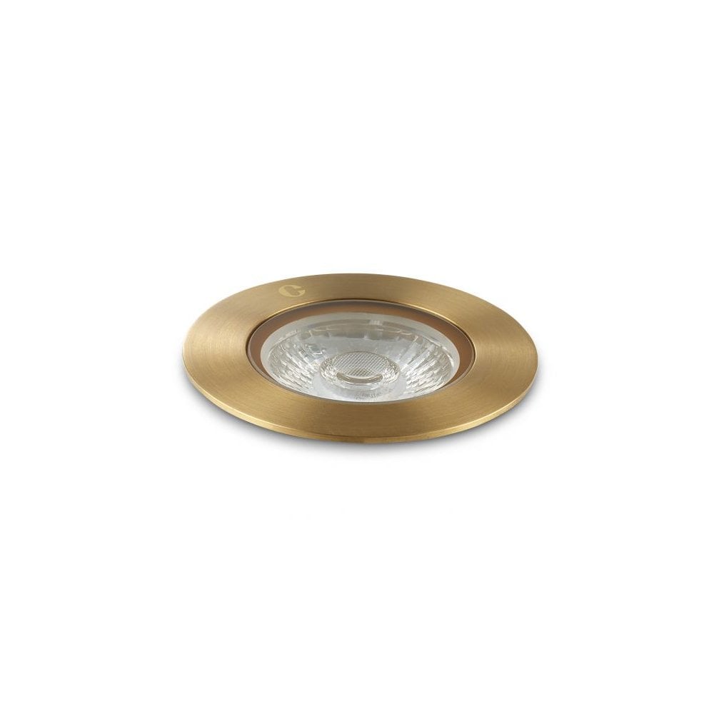 Collingwood GL040 SPS LED Ground Light - Antique Brass - Low Voltage