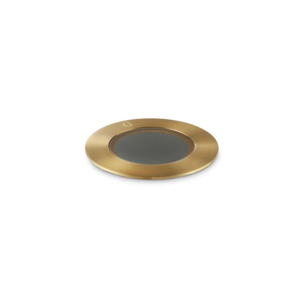 Collingwood GL040 Ultra Low Glare 2W LED Ground Light - Antique Brass - Low Voltage