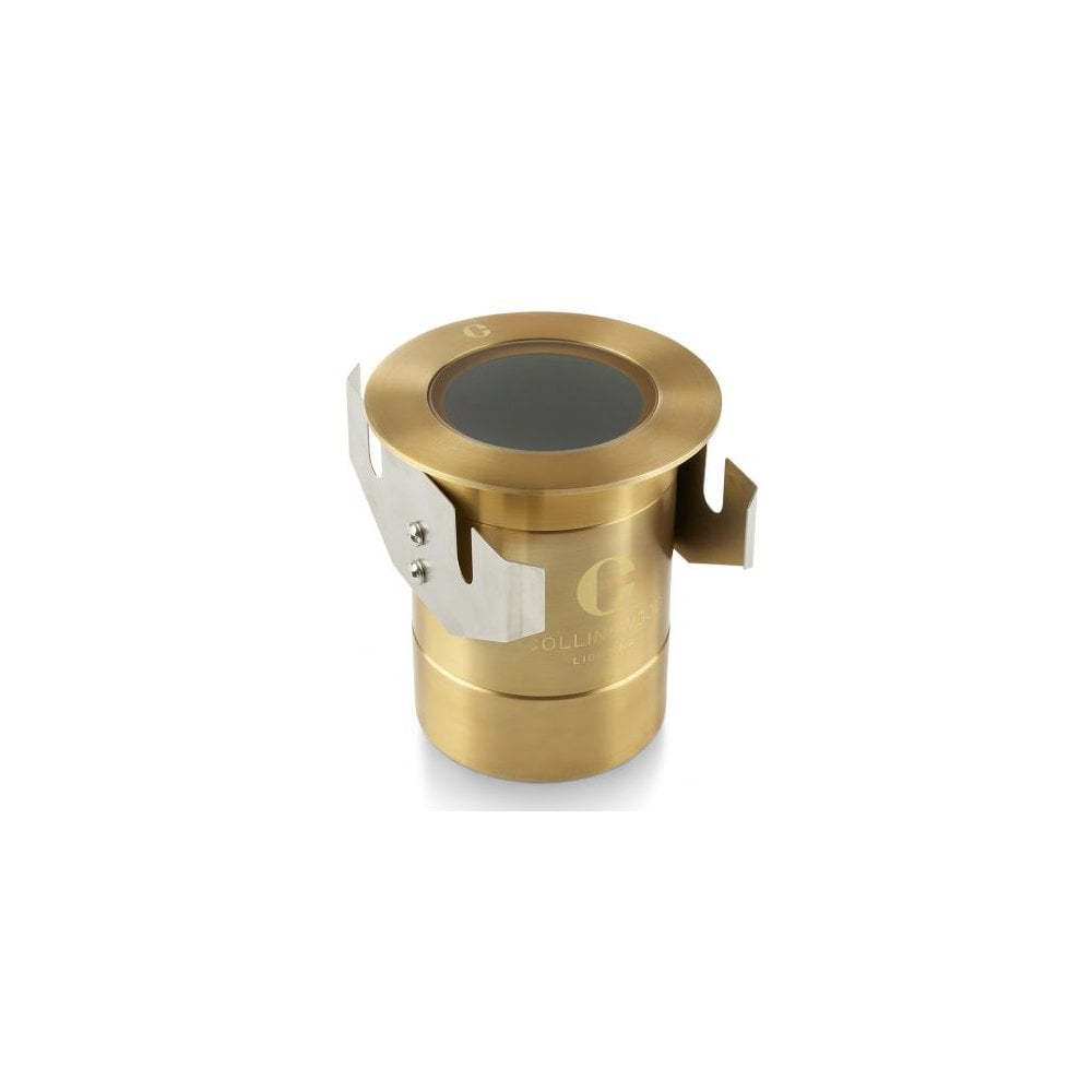 Collingwood GL040 Ultra Low Glare 2W LED Ground Light - Antique Brass - Low Voltage