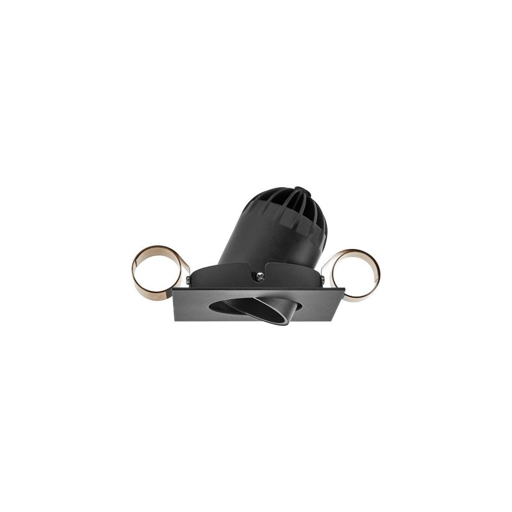 Collingwood 1901 Adjustable Square Downlight - All Black (Fire-Rated)